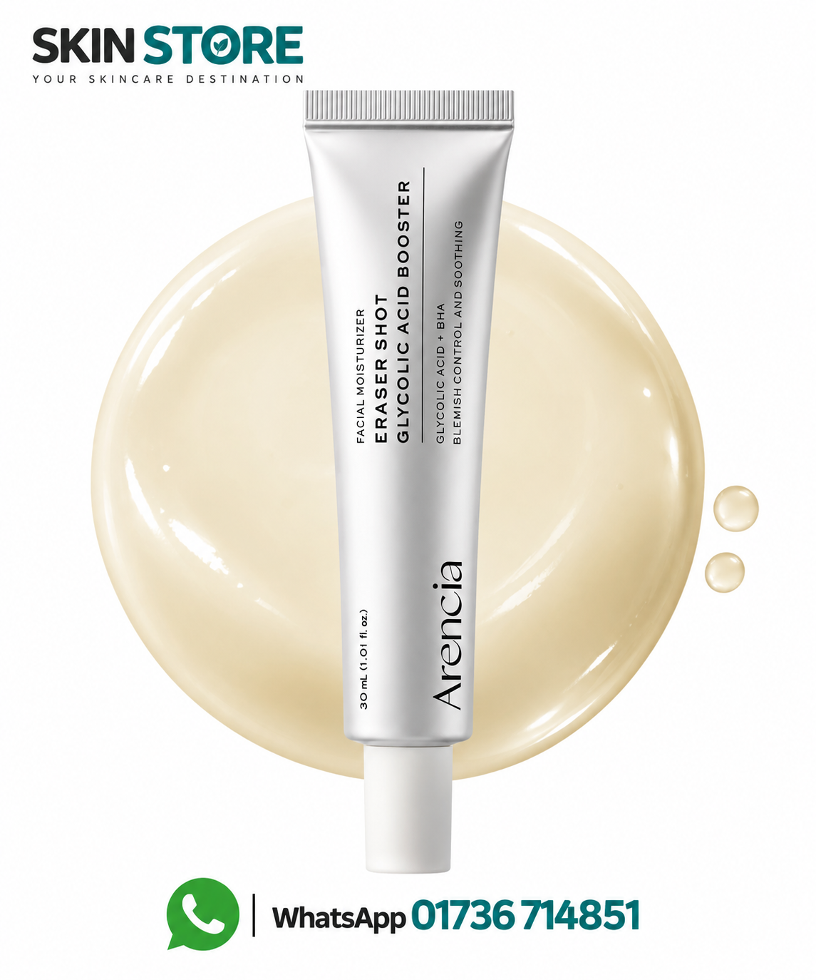 ARENCIA Eraser Shot Glycolic Acid Booster 30ml