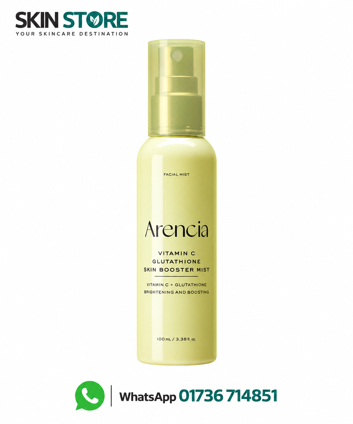 ARENCIA Vitamin C Glutathione Skin Booster Mist 100ml