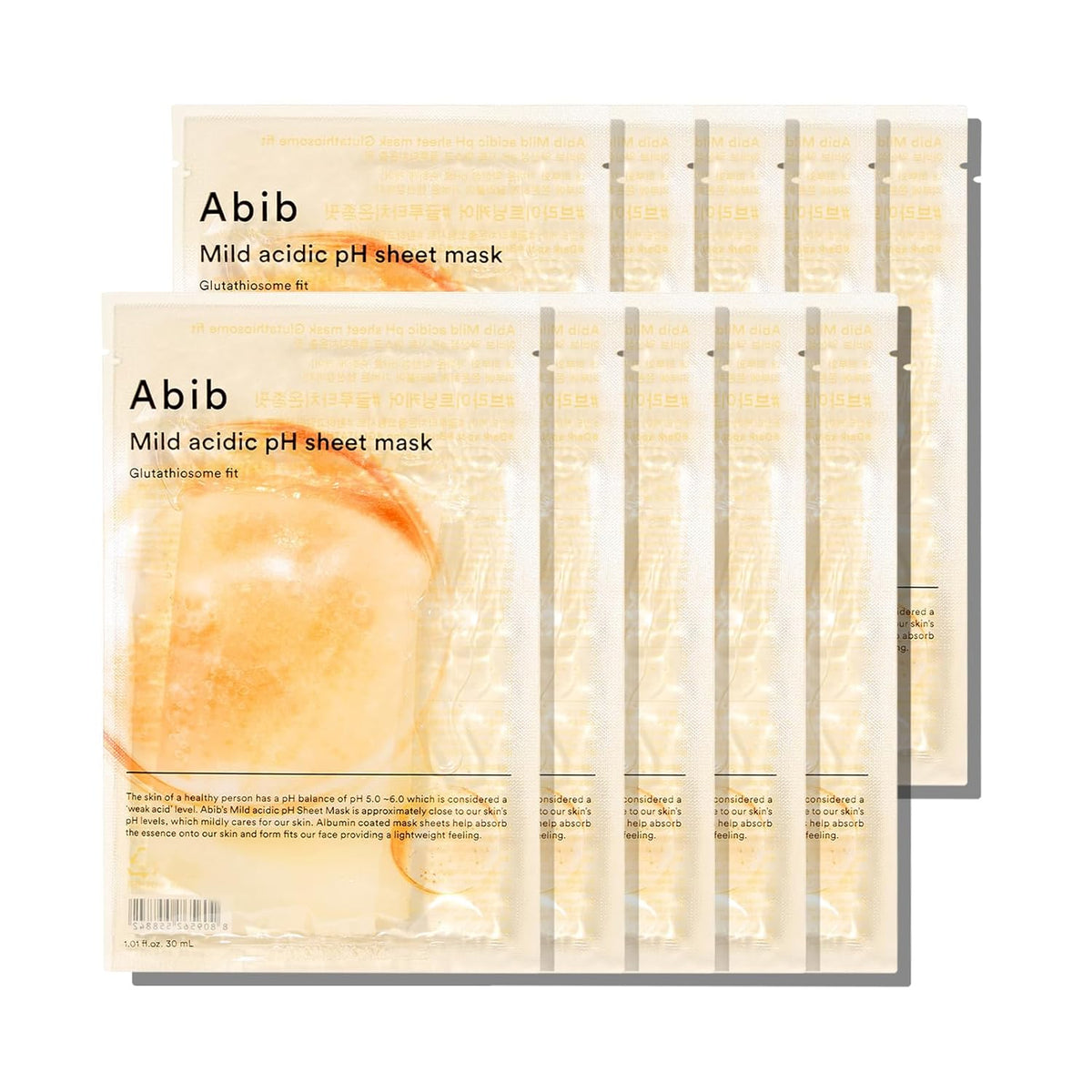 Abib Mild Acidic Ph Sheet Mask Glutathiosome Fit 30ml (1ea)