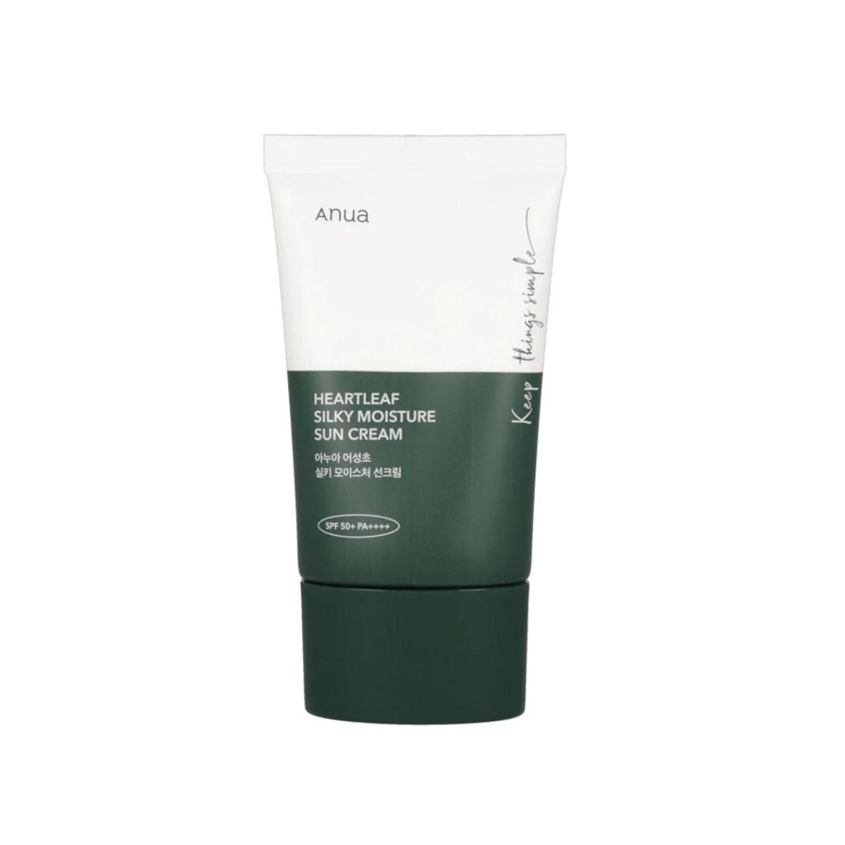 Anua Heartleaf Silky Moisture SPF50+ Sunscreen 50ml