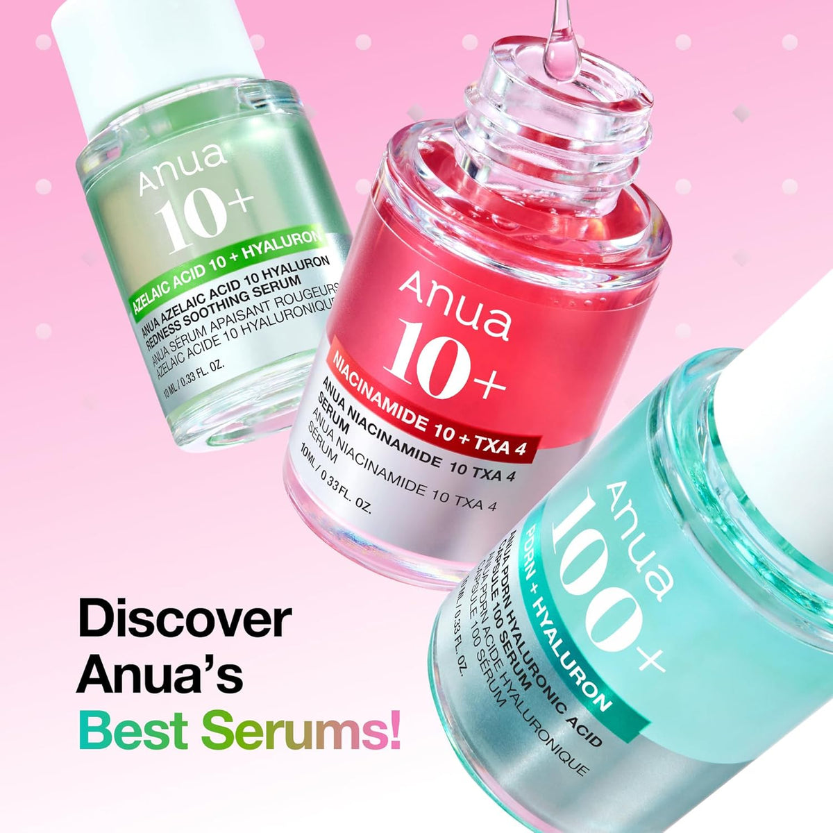 Anua Serum Discovery Trio Mini TRAVEL Serum (10ml X 3)