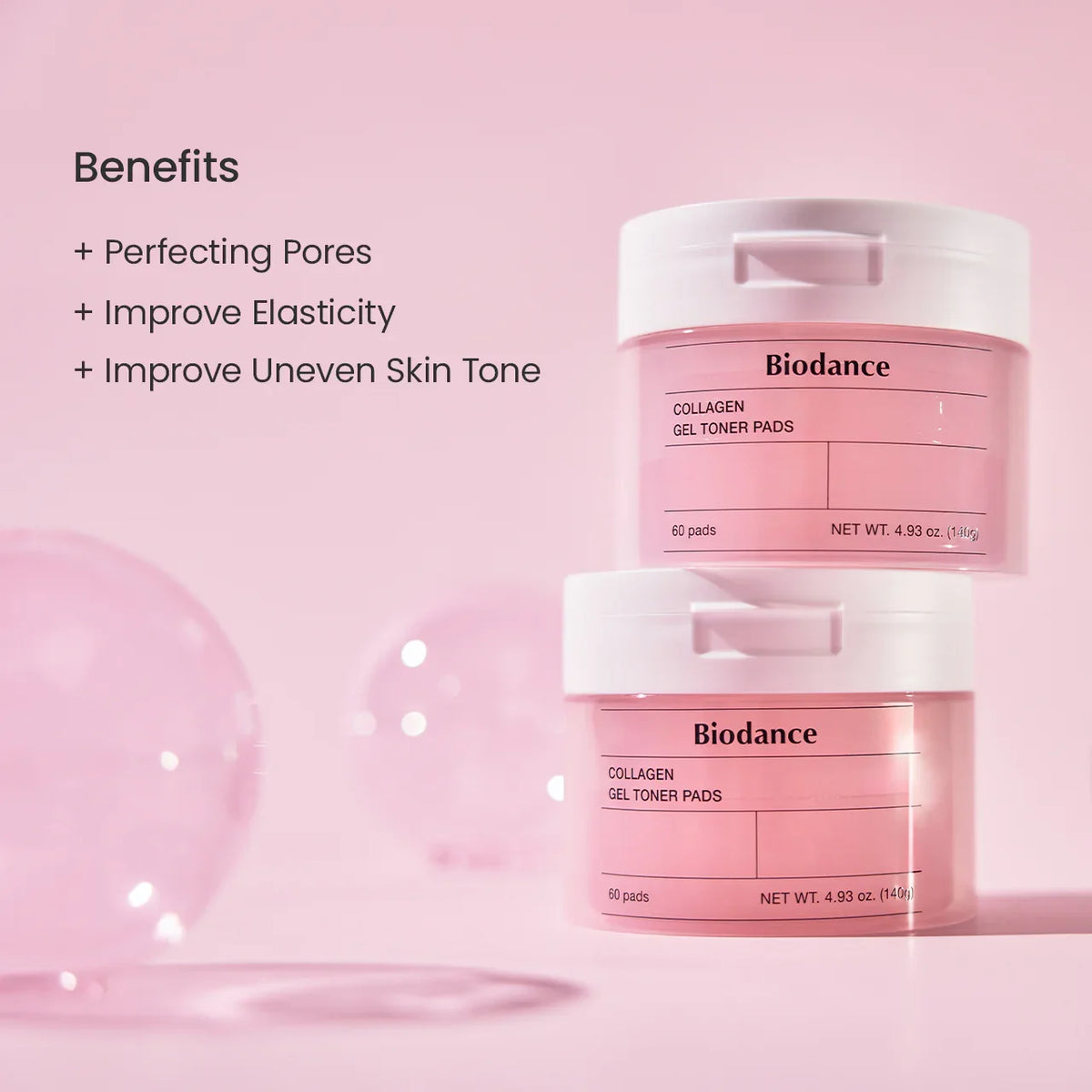 BIODANCE Collagen Gel Toner Pads (60 Pads)