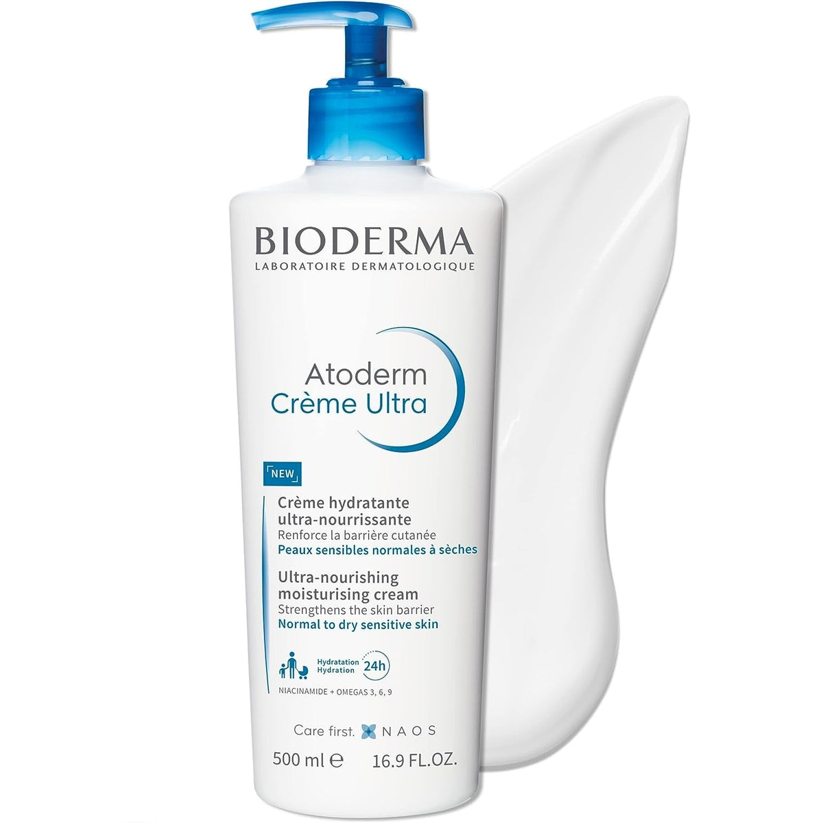 Bioderma Atoderm Ultra Nourishing Moisturising Cream 500ml