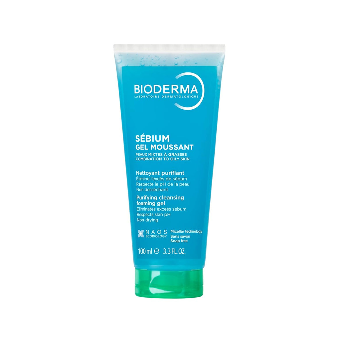 Bioderma (France) Sebium Moussant Purifying Cleansing Foaming Gel 200ml TUBE