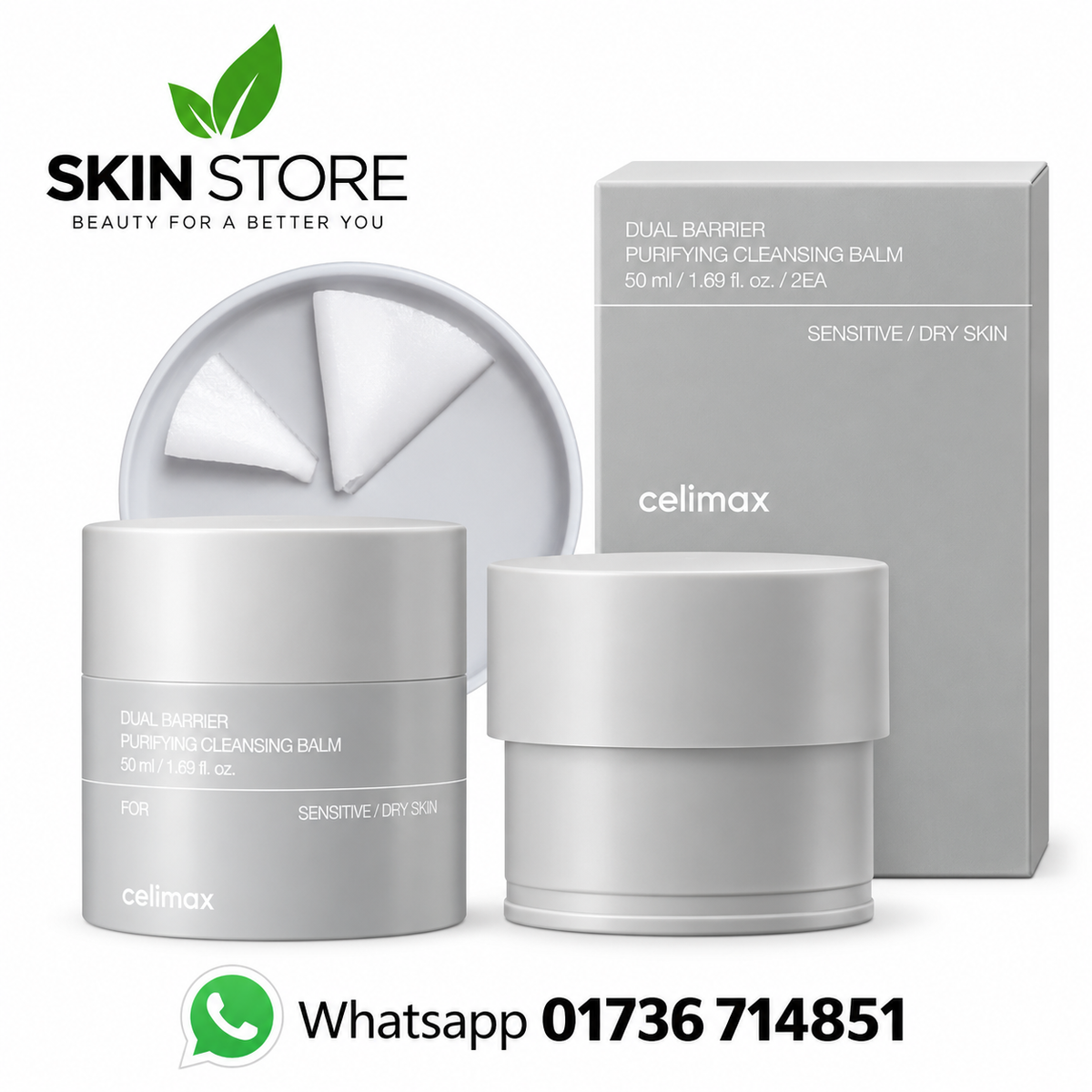 CELIMAX Dual Barrier Purifying Cleansing Balm 50ml