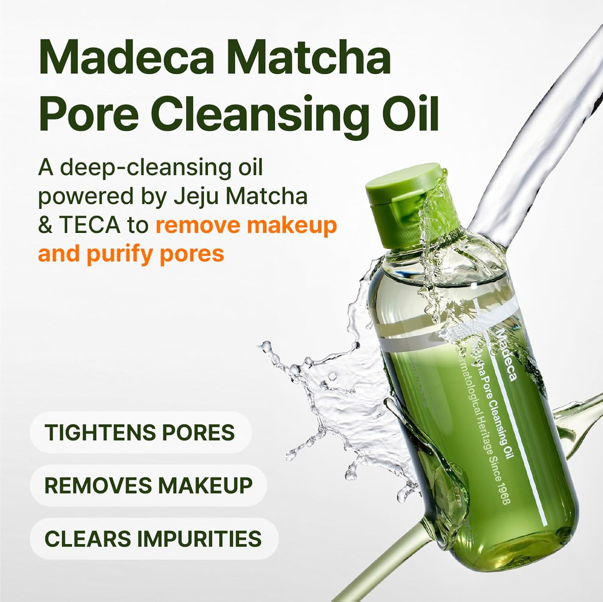 CENTELLIAN 24+ Madeca Matcha Pore Cleansing Oil 200ml