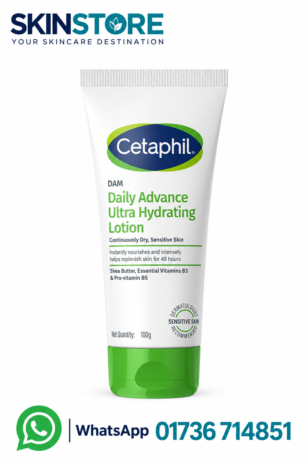 Cetaphil (India) DAM Daily Advance Ultra Hydrating Lotion 100gm