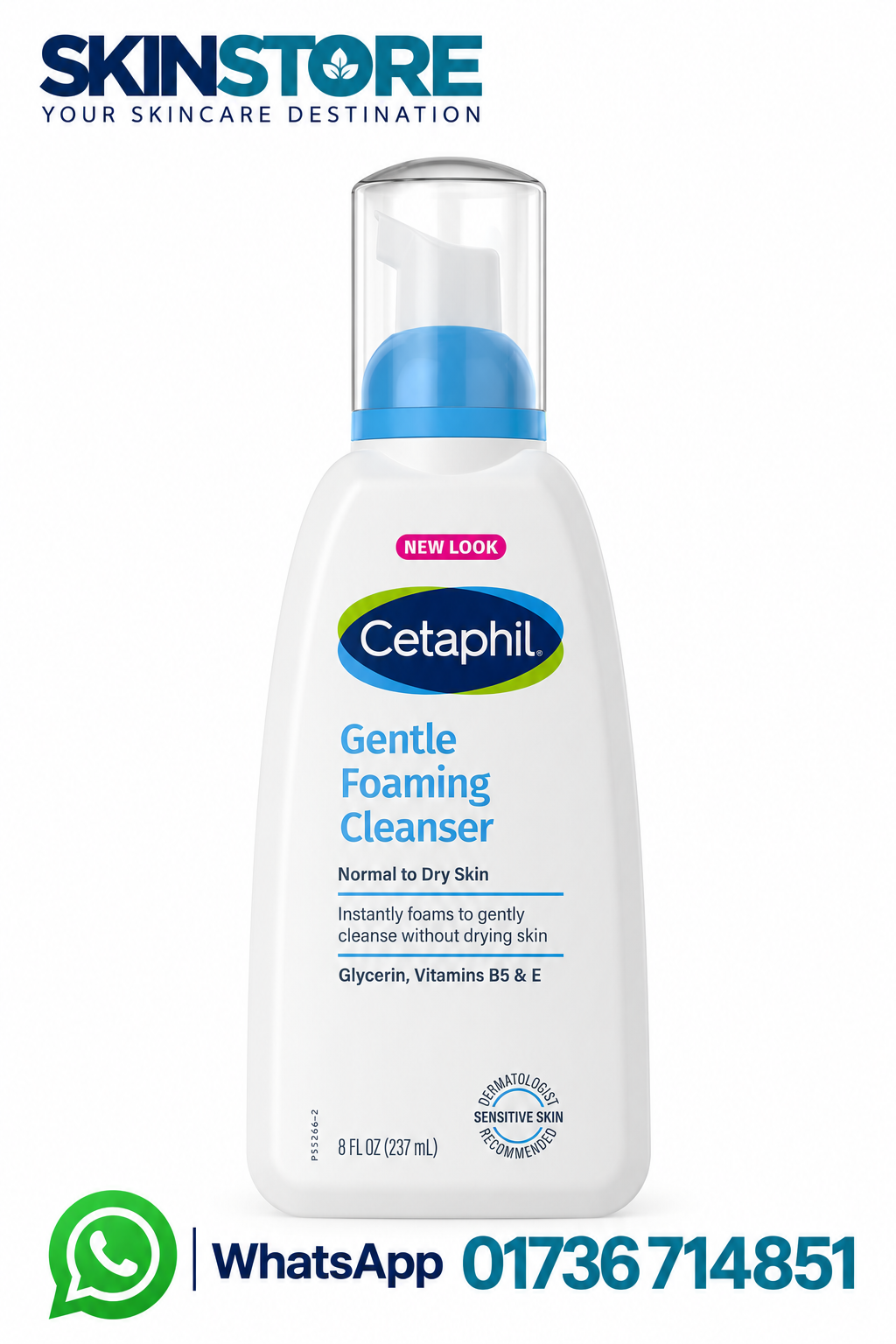 Cetaphil Gentle Foaming Cleanser 237ml