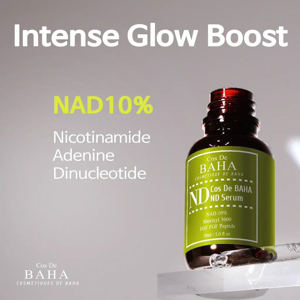 Cos De Baha (ND) 10% NAD+ & Matrixyl 3000 & EGF & FGF Serum 30ml