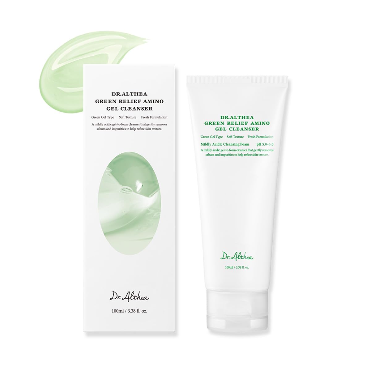 DR Althea Green Relief Amino Gel Cleanser 100ml 