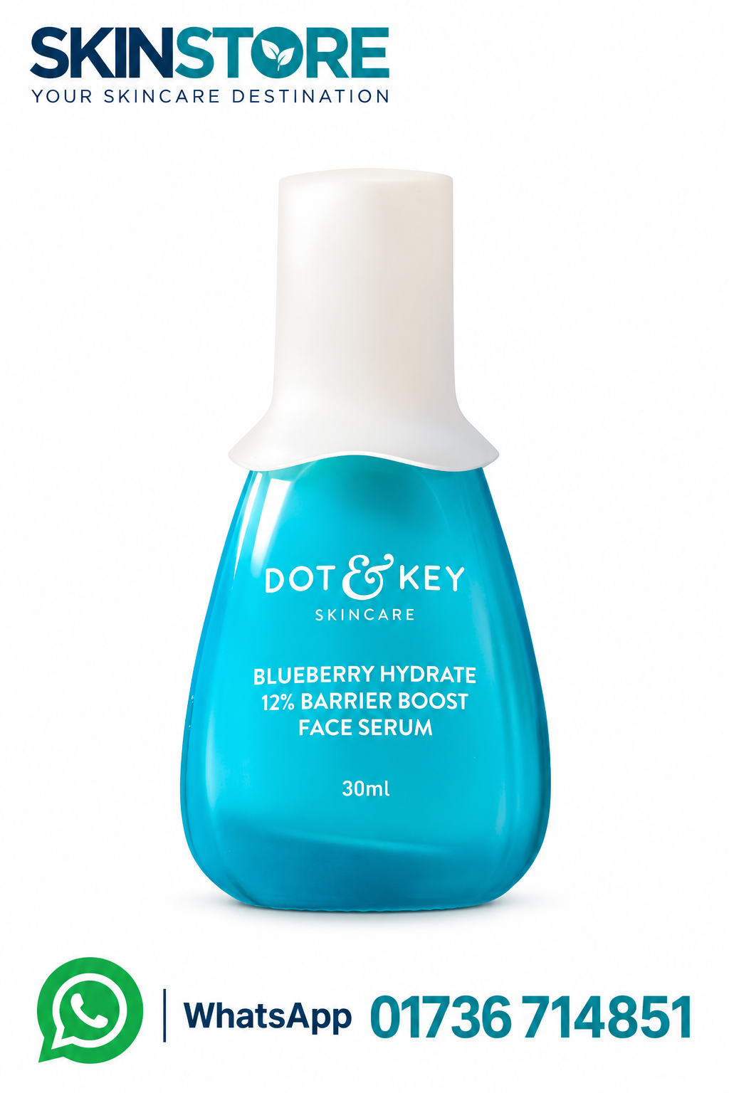 Dot & Key Blueberry Hydrate 12% Barrier Boost Face Serum 30ml
