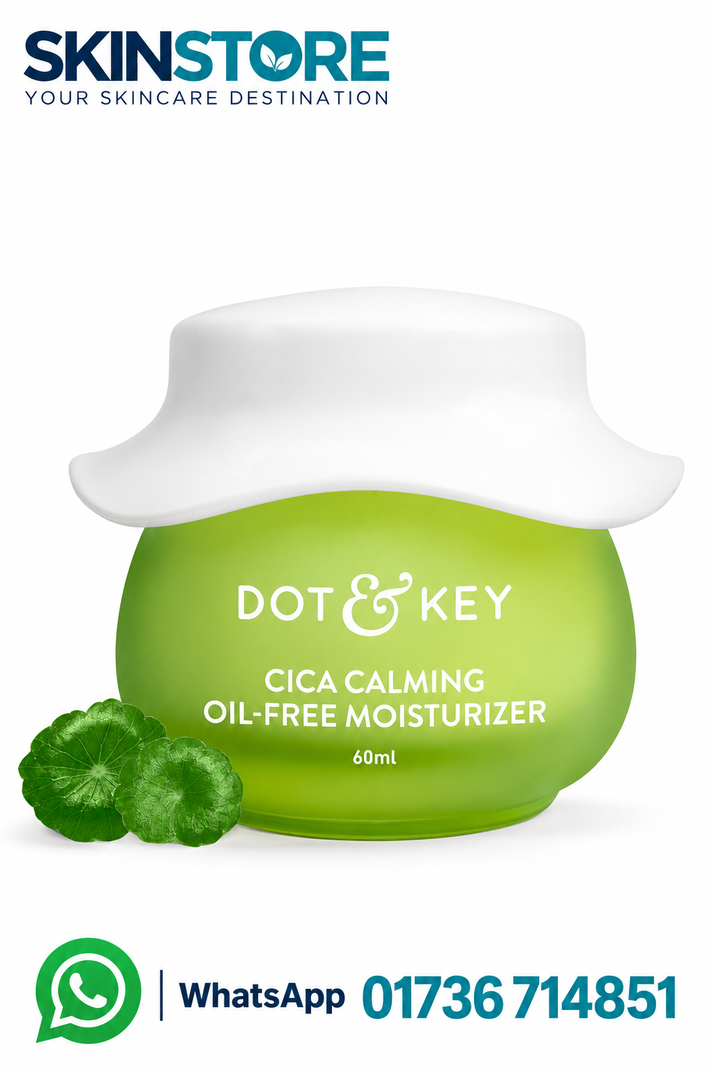Dot & Key Cica + Niacinamide Oil-Free Gel Moisturizer 60ml