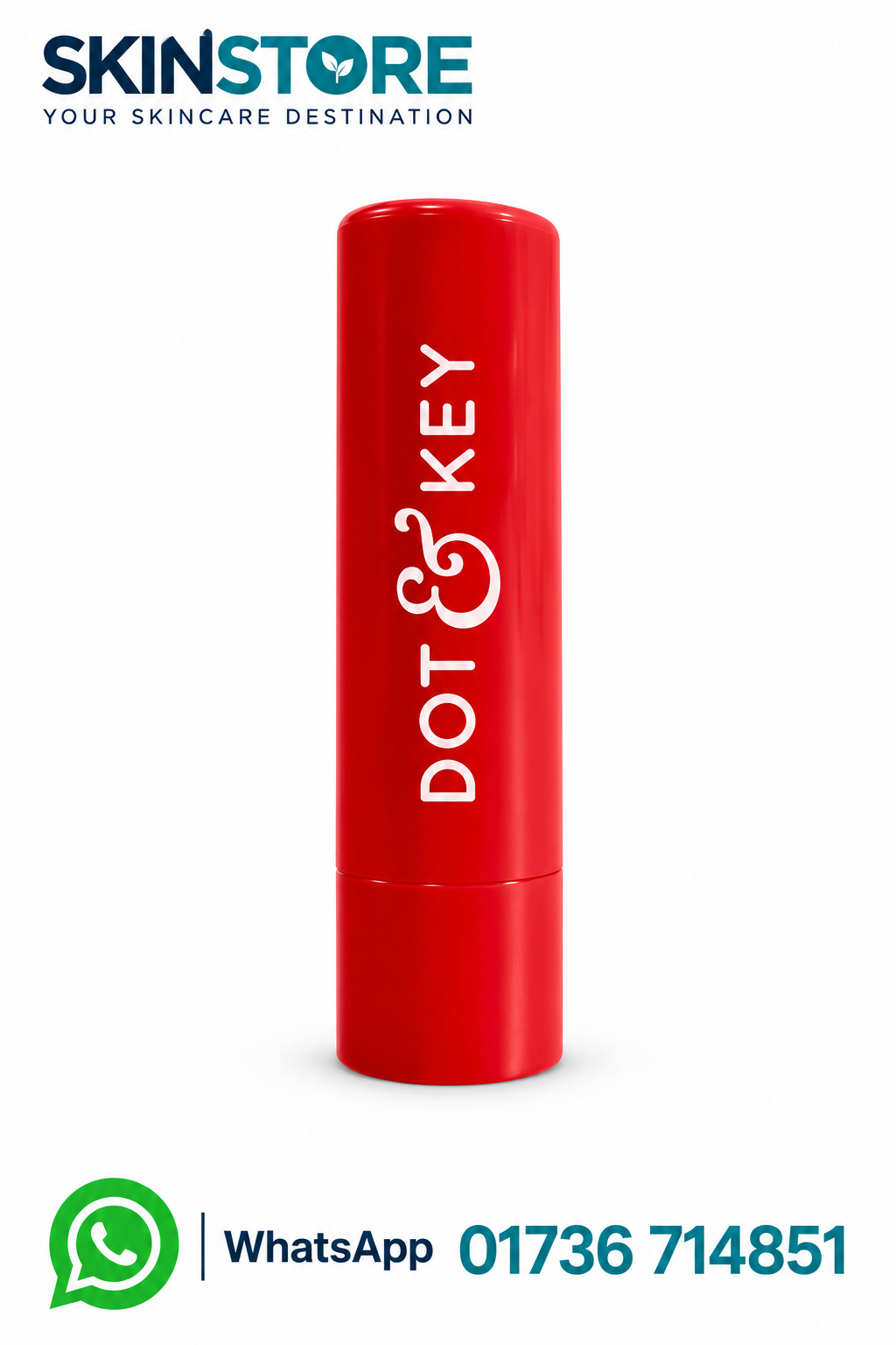 Dot & Key Hydrating Tinted Lip Balm SPF50 Strawberry Red 4.5g