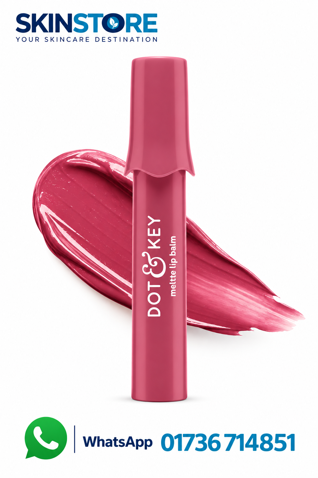 Dot & Key Meltie Lip Balm SPF 50+ With 2% Kojic Acid Berry Crumble 4g
