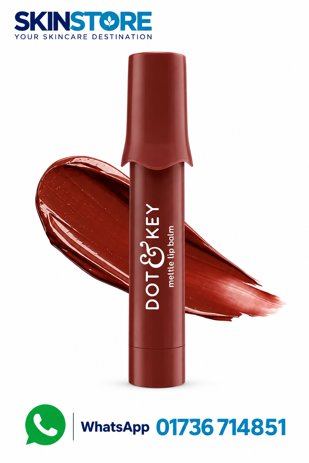 Dot & Key Meltie Lip Balm SPF50+ with 2% Kojic Cocoa Creme 4g