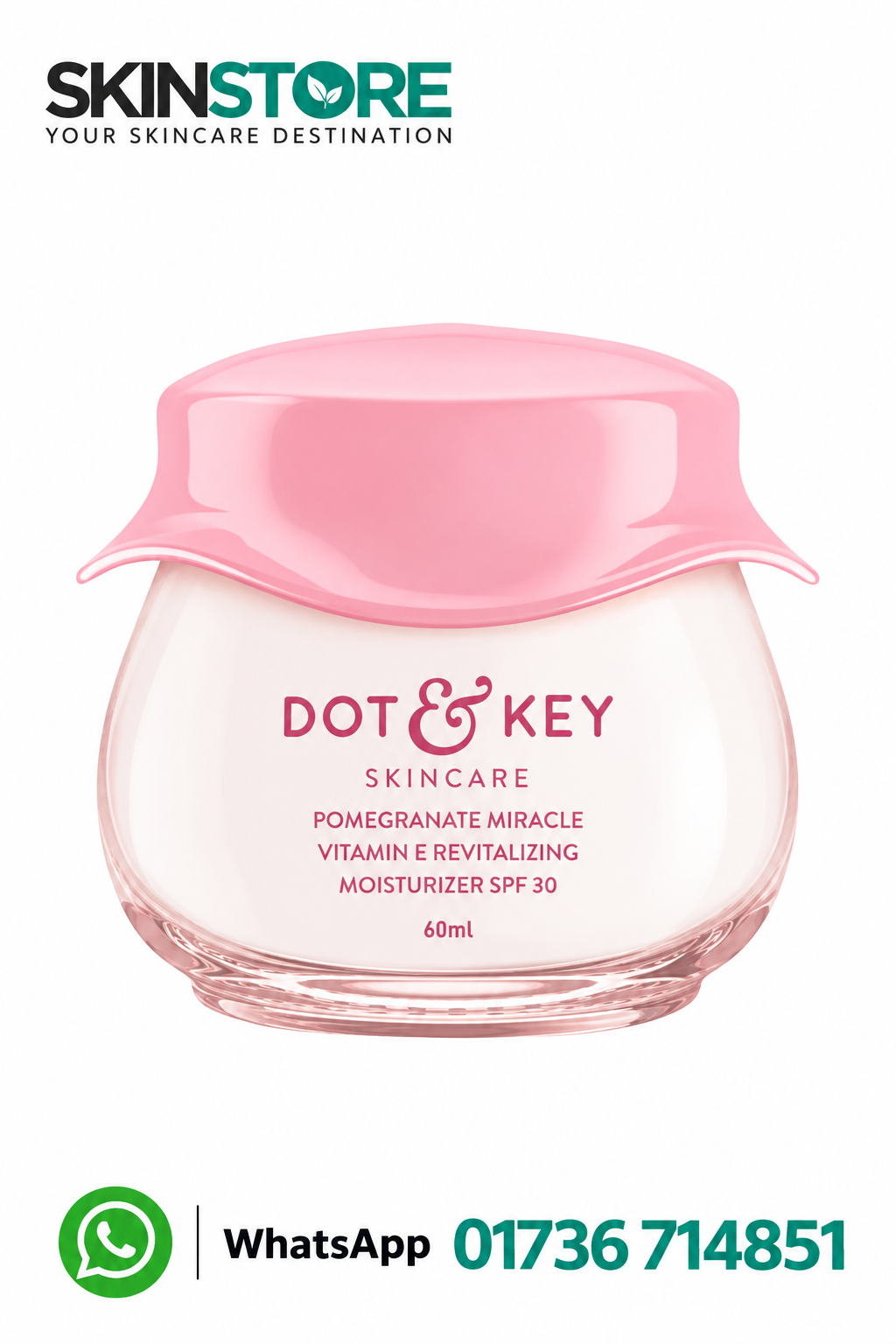 Dot & Key Pomegranate & Peptide Youth Restore Moisturizer SPF30 60ml