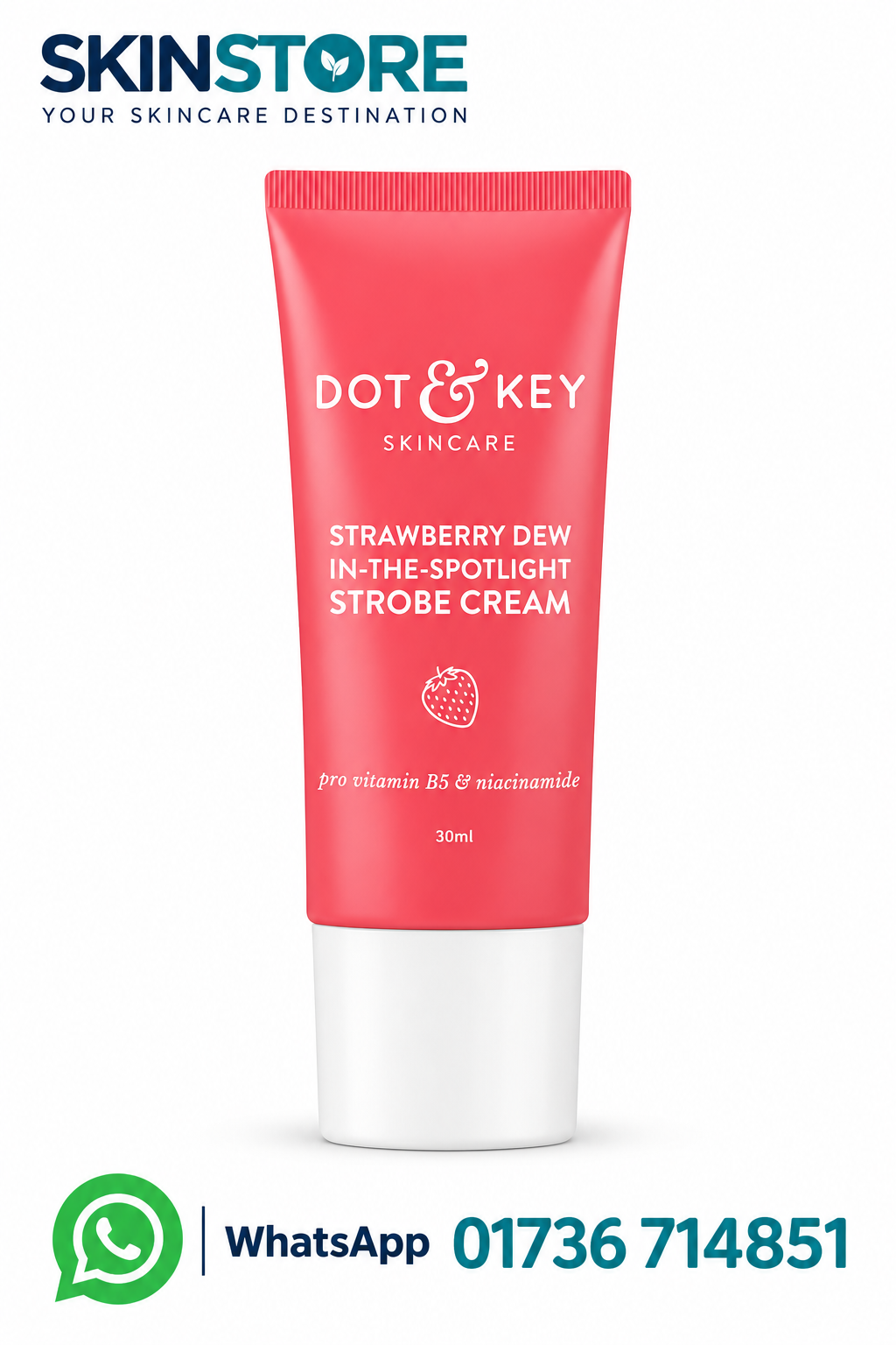 Dot & Key Strawberry Dew In The Spotlight Strobe Cream 30ml