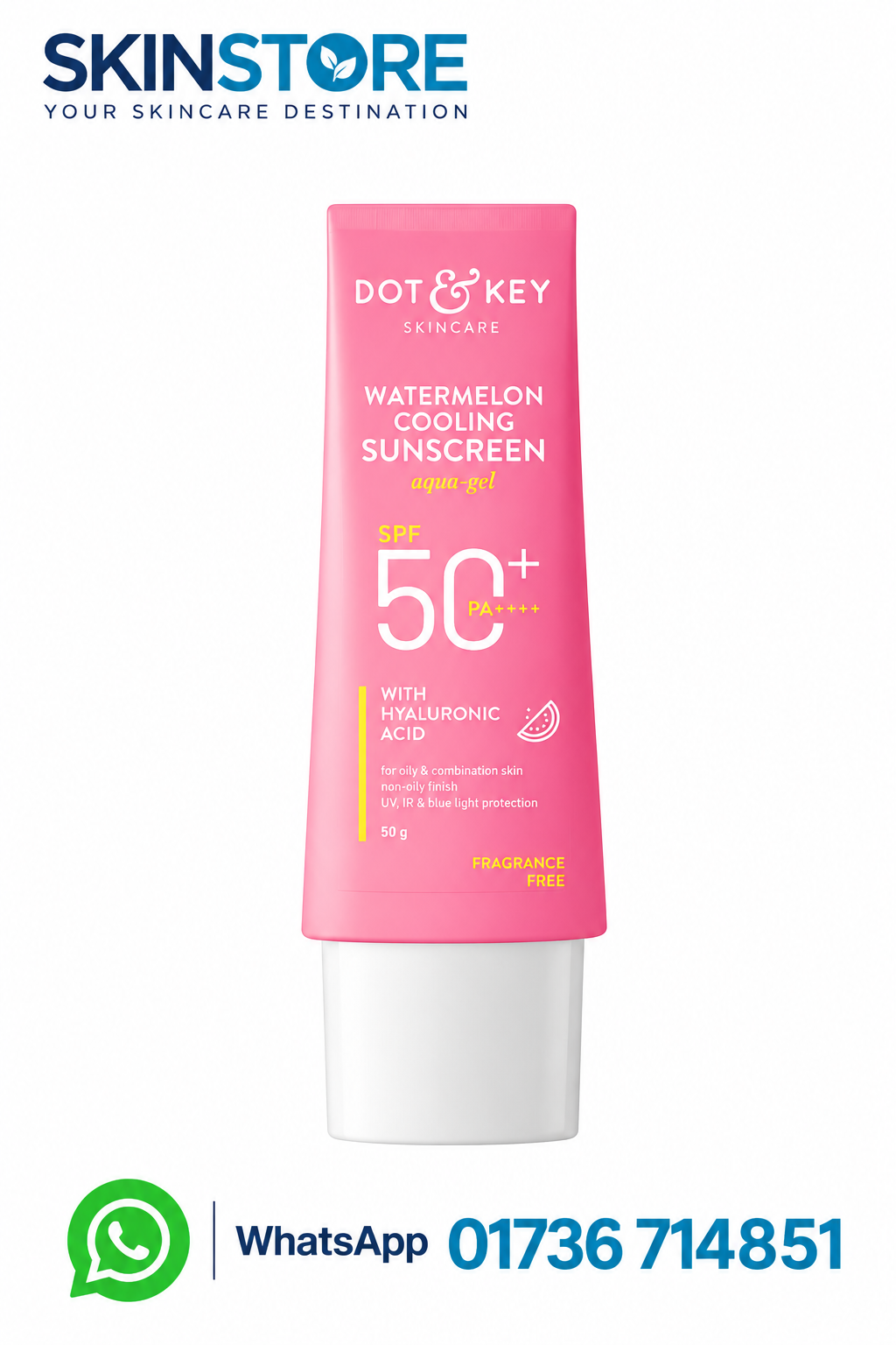 Dot & Key Watermelon Cooling Sunscreen SPF 50+ PA++++ 80g