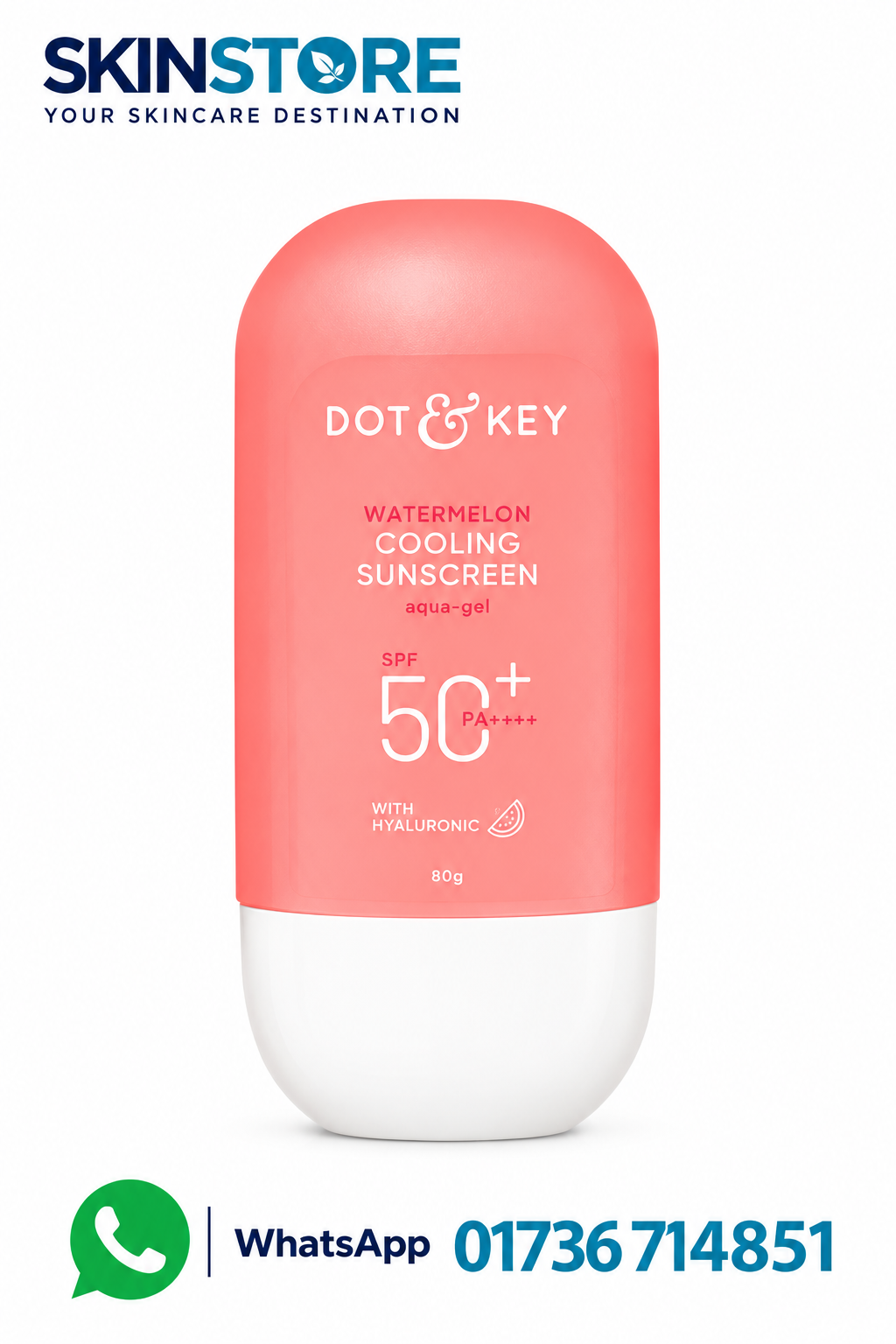 Dot & Key Watermelon Cooling Sunscreen SPF 50+ PA++++ With New-Age UV Filters 50ml