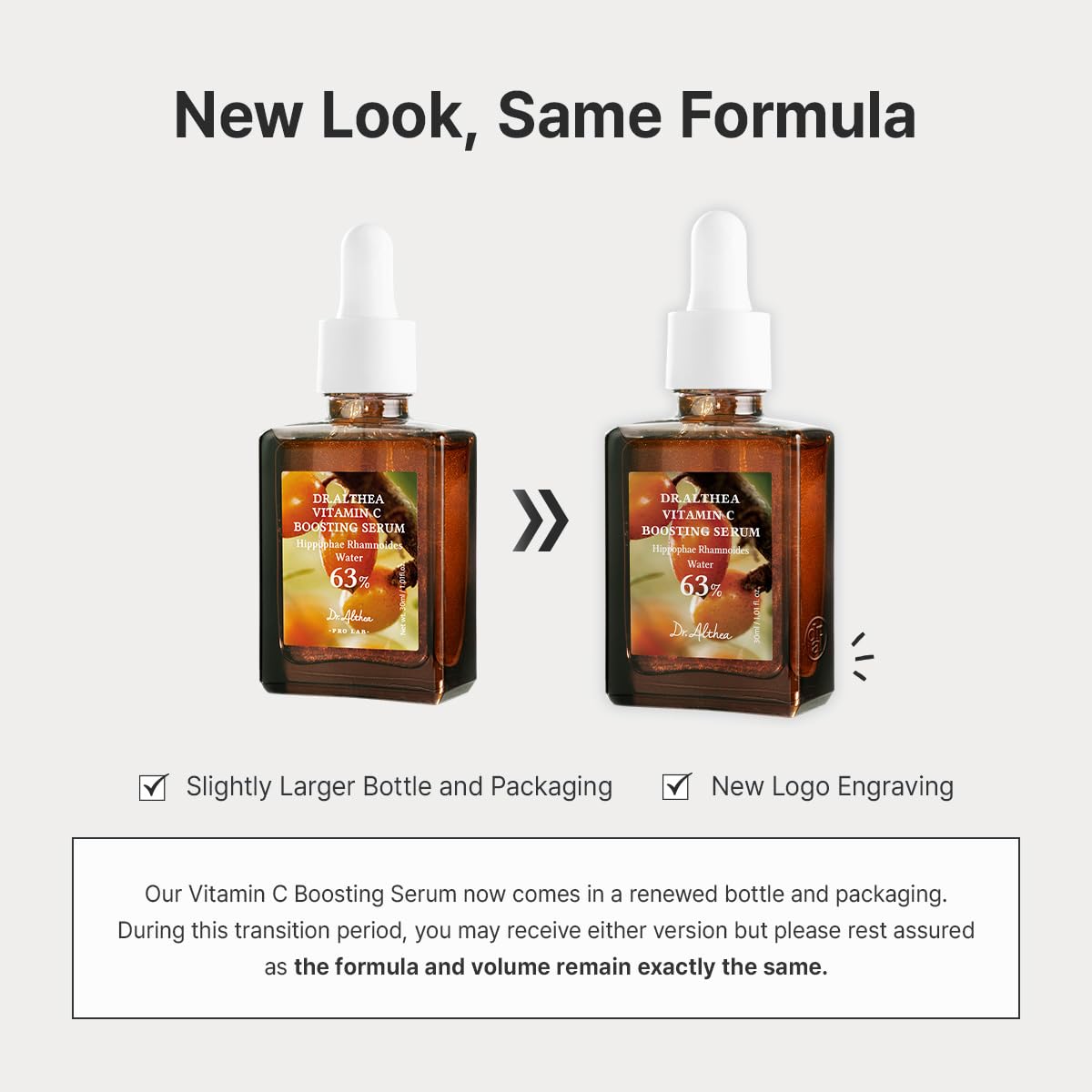 Dr Althea 63% Vitamin C boosting Serum 30ml