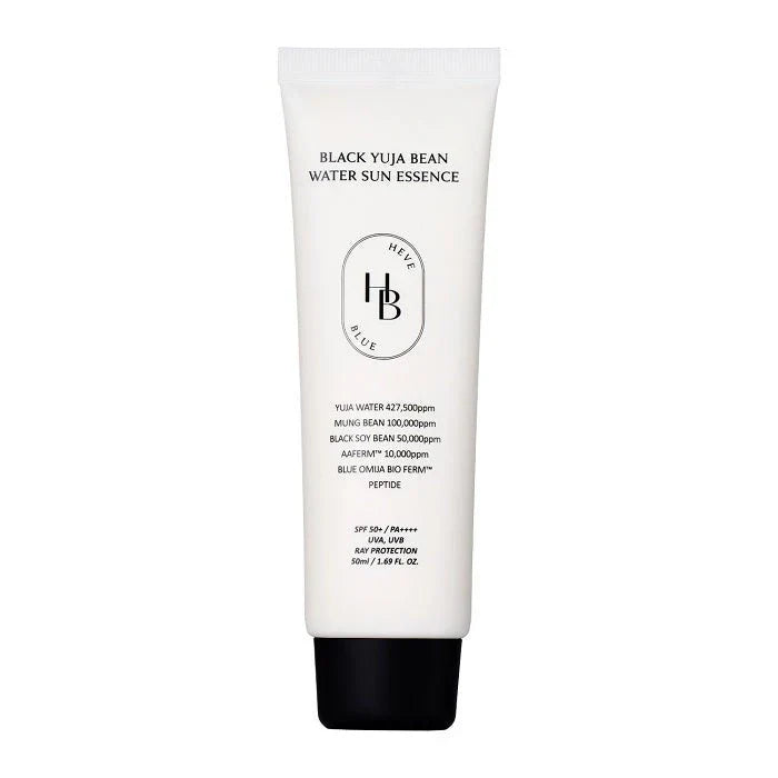 HEVEBLUE Black Yuja Bean Water Sun Essence 50ml