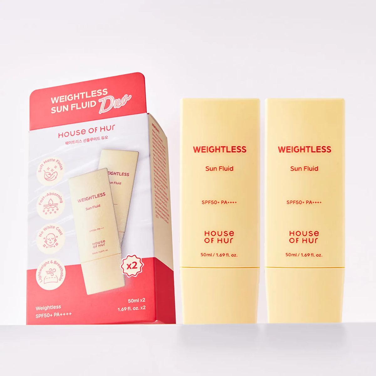 House of Hur Weightless Sun Fluid Duo Set (50ml + 50ml)