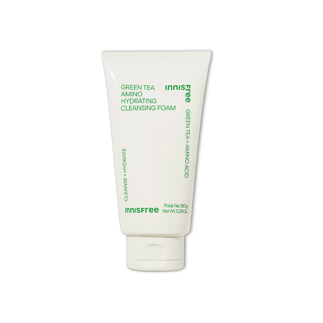 Innisfree Green Tea Amino Hydrating Cleansing Foam 150g (Expired Date : 14/01/2027)