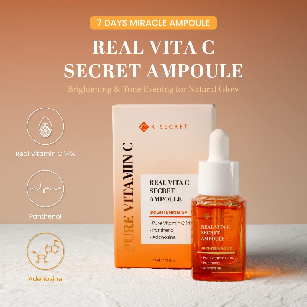 KSECRET SEOUL 1988 Real Vita C Secret Ampoule 15ml