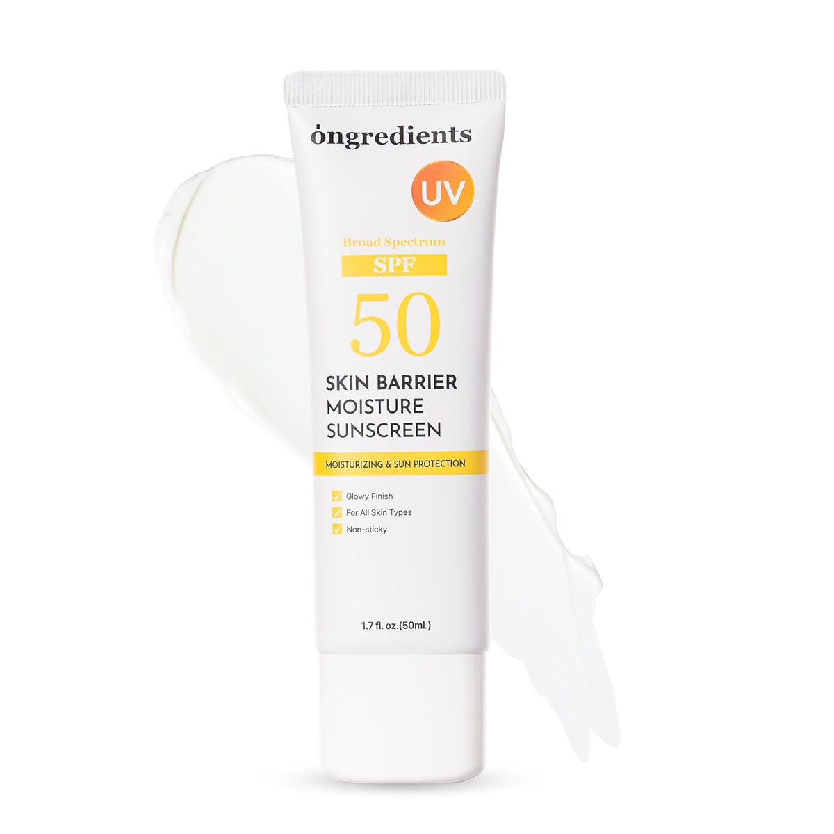 ONGREDIENTS Skin Barrier Moisture Sun Cream 50ml