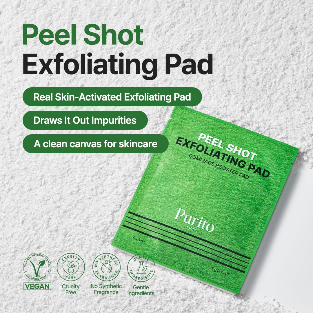 PURITO Peel Shot Exfoliating Pad 8ea 64g