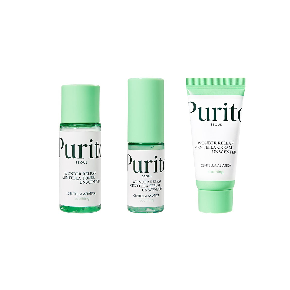 PURITO SEOUL Wonder Releaf Centella Unscented MINI Travel Kit