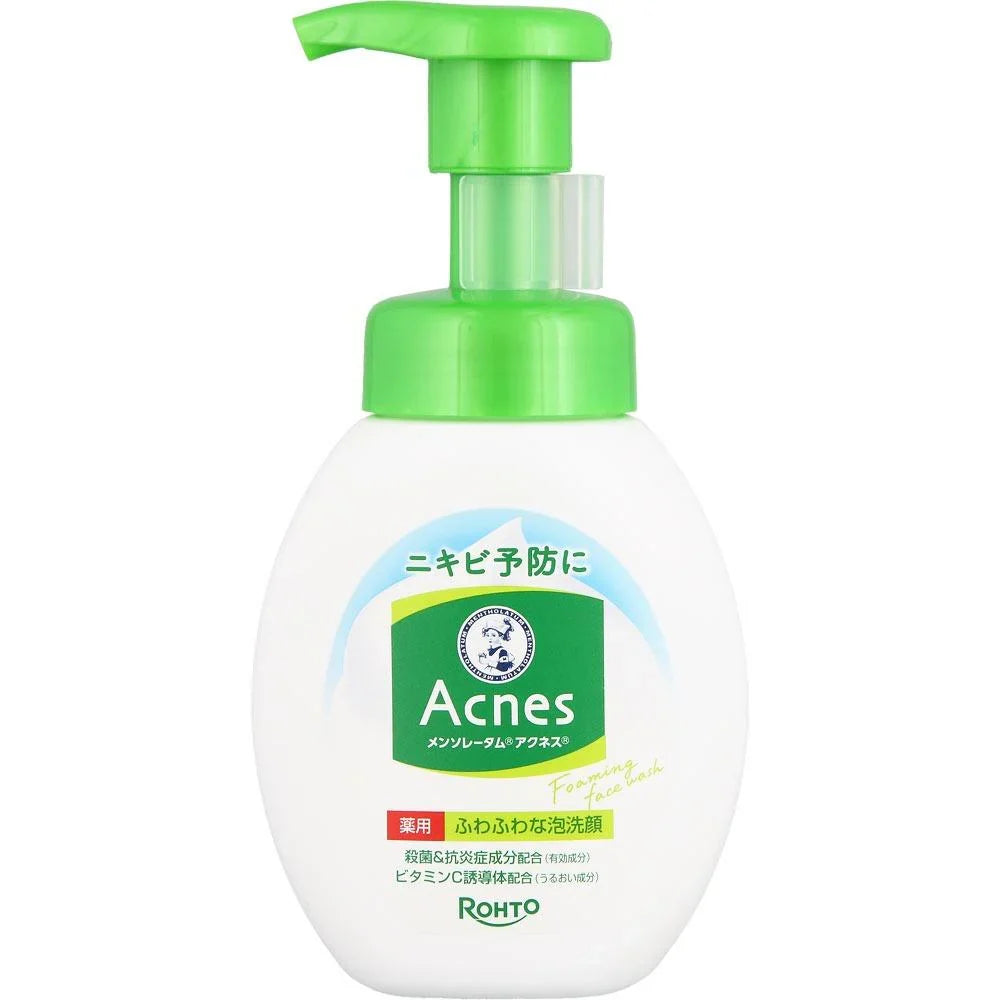 Rohto Mentholatum Acnes Medicated Fluffy Foam Face Wash 160ml