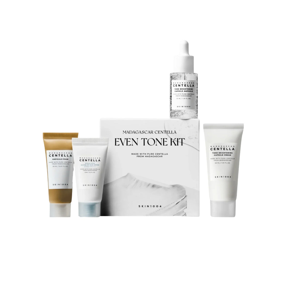 SKIN1004 Madagascar Centella Even Tone Travel MINI Kit (4 Items)