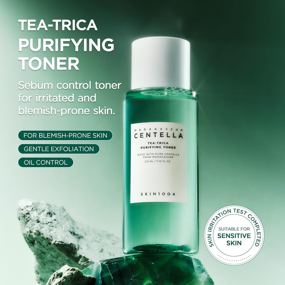 SKIN1004 Madagascar Centella Tea Trica Purifying Toner 210ml