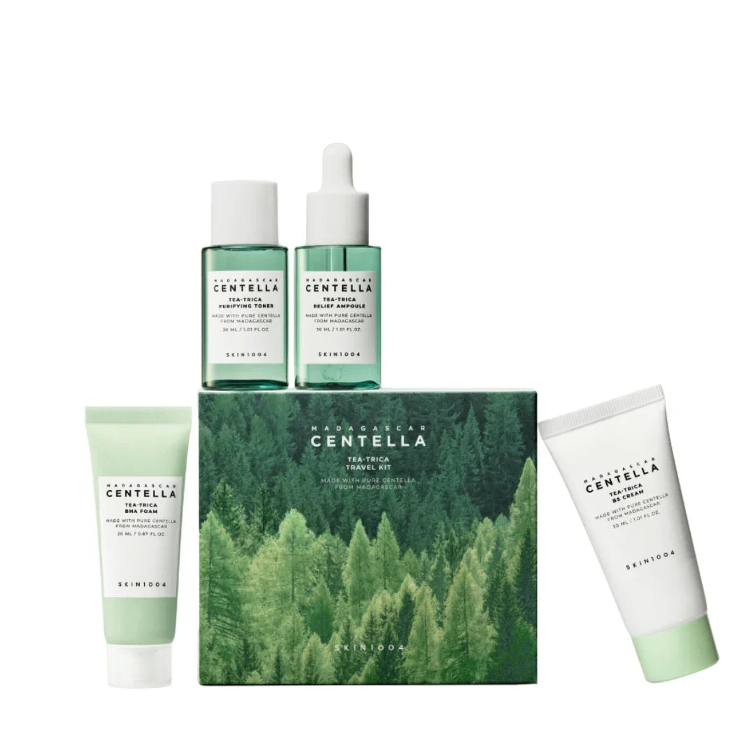 SKIN1004 Madagascar Centella Tea Trica Travel MINI Kit (4 Items)