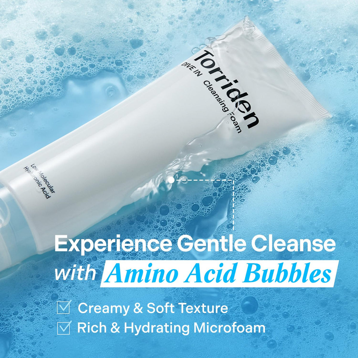 TORRIDEN Dive In Low Molecular Hyaluronic Acid Cleansing Foam 150ml