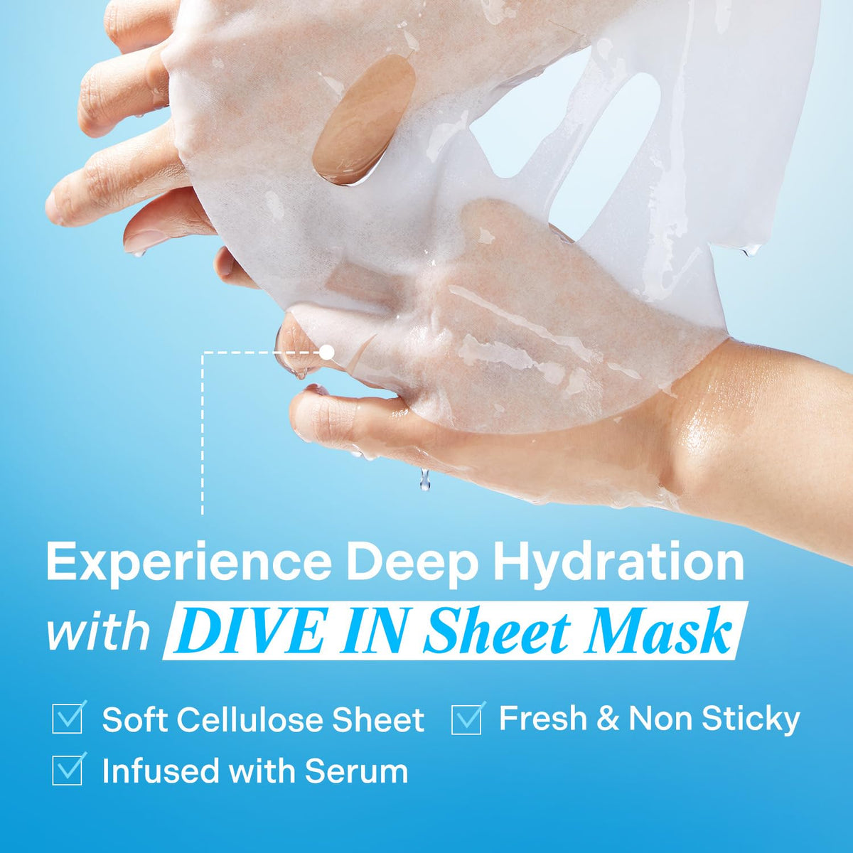 TORRIDEN Dive-In Low Molecule Hyaluronic Acid Mask Sheet 27ml (1pcs)