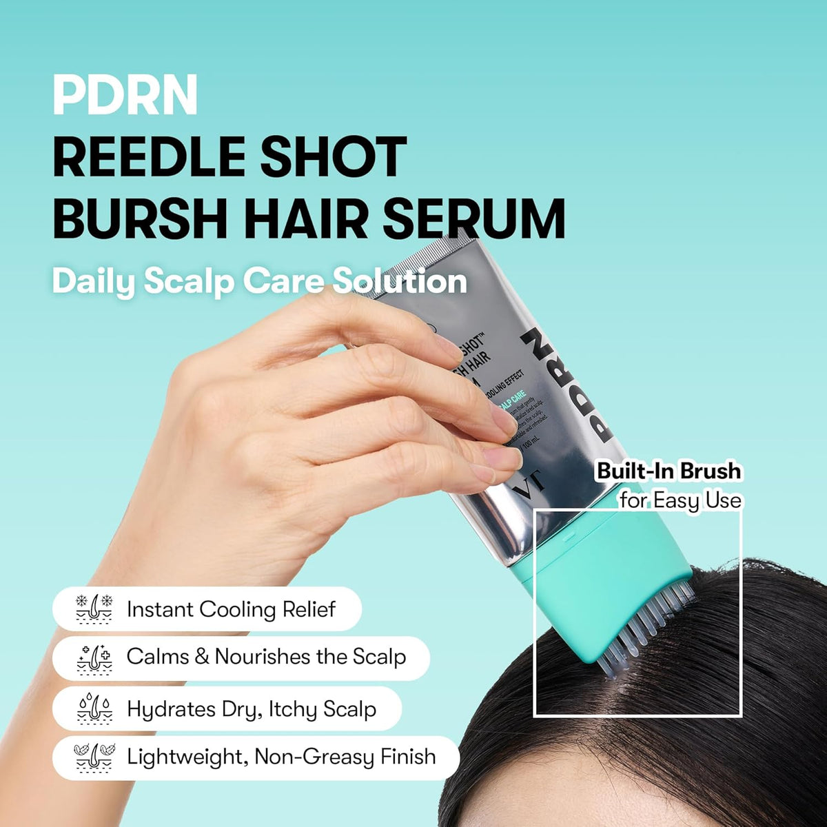 VT Cosmetics PDRN Reedle Shot Brush Hair Serum 100ml