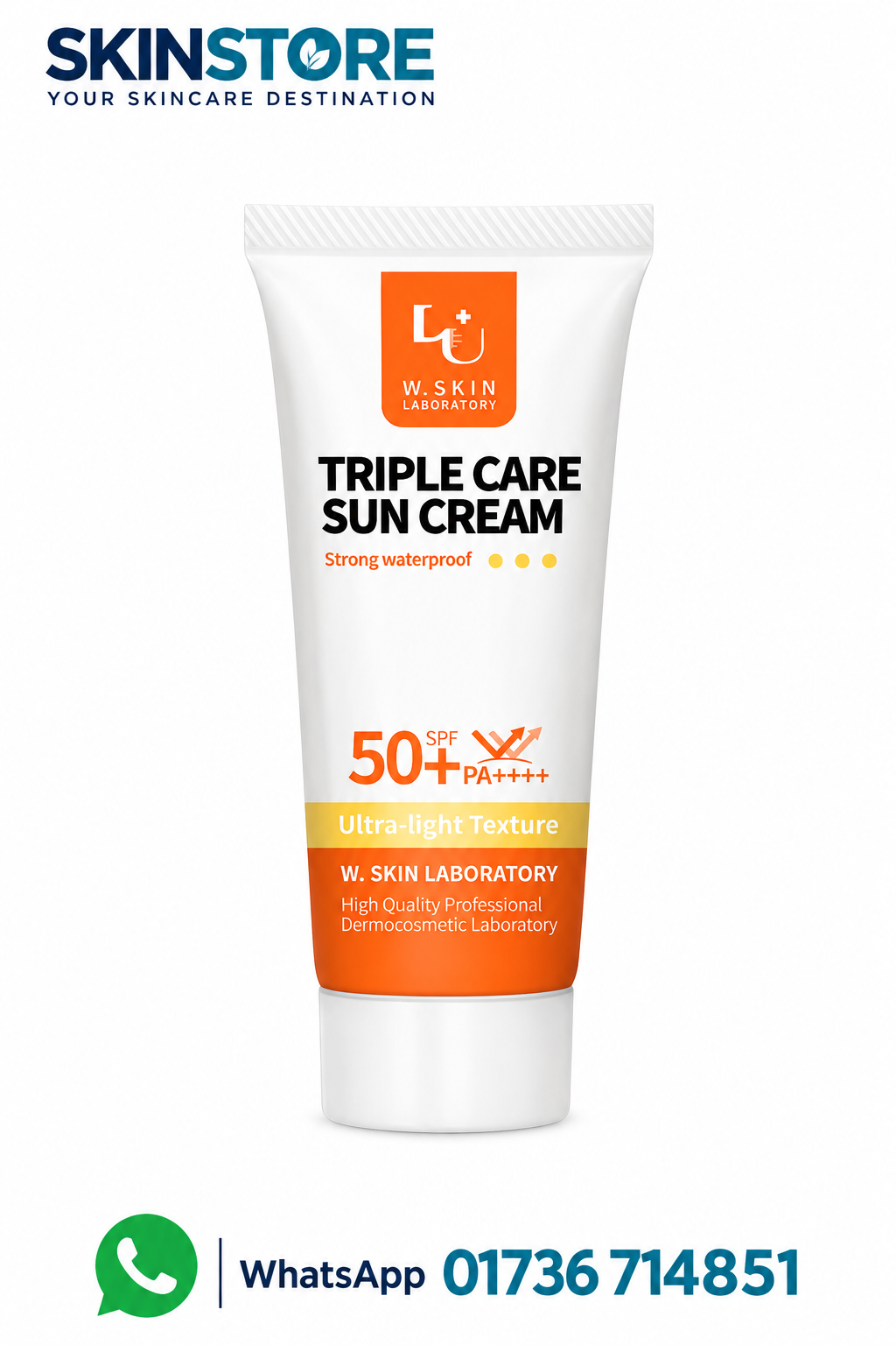 W. Skin Laboratory Triple Care Sun Cream SPF50+ PA++++ 60g
